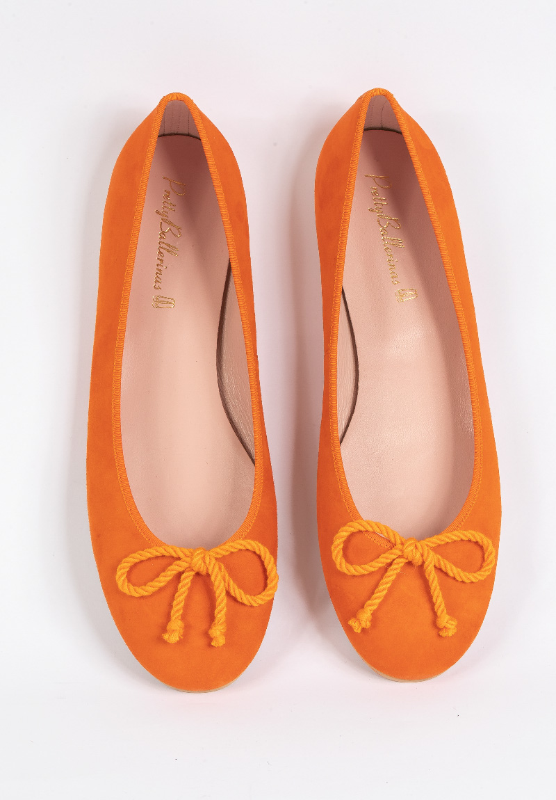 Orange Schuhe - Pretty Ballerinas